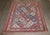 an 1870's rare square size antique caucasian kuba rug