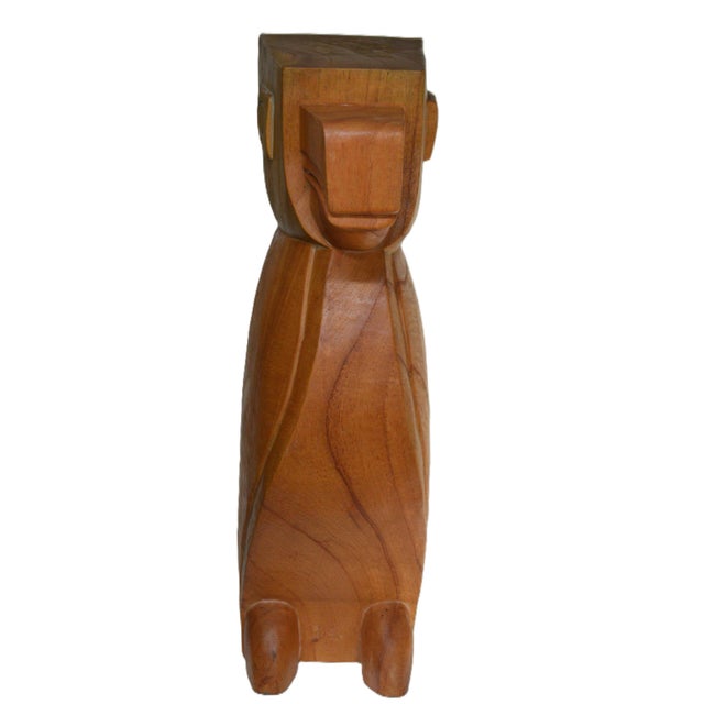 Doug LaFortune Salish Thunderbird Totemic Wood Carved Sculpture The sculpture is initialed at base. It's used in good...