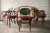 Postmodern Vintage Cafe Armchairs by Shelby Williams Industries in the Style of Micheal Thonet , Set of 6 For Sale - Image 3 of 18