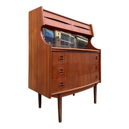 Secretary in Teak by Gunnar Falsig for Holstebro Møbelfabrik For Sale