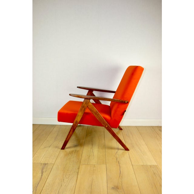 Vintage Orange Var B-310 Lounge Chair, 1970s For Sale - Image 9 of 12