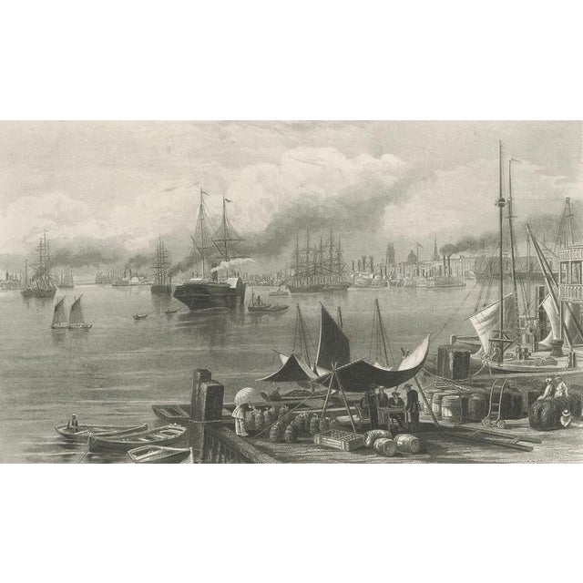 New Orleans Harbor, 1850, Paper For Sale - Image 3 of 9