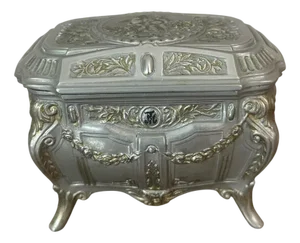 Vintage Musical Box in Metal, 1960