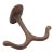 Vintage Double Arm Cast Iron Ceiling Mount Hook For Sale