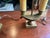 Olive 1940s French Style Bouillotte Lamps - a Pair For Sale - Image 8 of 12