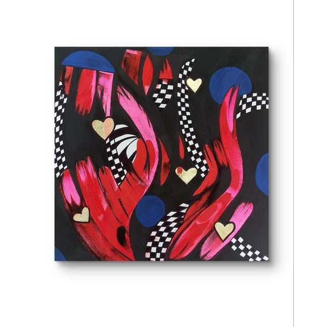 Sills " canvas drift " 40 cm x 40 ( Material acrylic paint, canvas, metalleave ) Sills canvas drift is an abstract artwork...