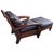 1970s Vintage Classic Comfort & Robust, Rustic Design of Vintage Cibola Full Grain Italian Leather Armchair & Ottoman For Sale - Image 5 of 12