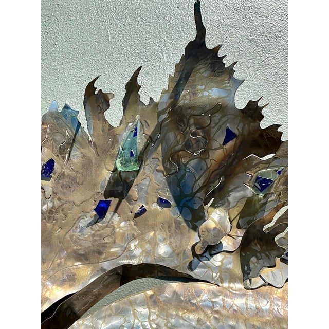 Vintage Metal Sailfish Wall Sculpture For Sale - Image 9 of 18