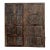Vintage Distressed Carved Wood Barn Door | Reclaimed Rustic Architectural Statement 80x36 For Sale