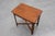 Art Deco French Side Table with Fluted Legs, Carved Frieze and X-Stretcher, 1920s For Sale - Image 9 of 13