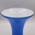 1970s Luxury Blue and White Vase in Murano Glass Attributed Ca Dei Vetrai. Made in Italy For Sale - Image 4 of 7