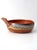 Mid 20th Century Mexican Pottery Hand-Painted Terracotta Handled Serving Dish For Sale - Image 6 of 14