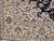 Vintage Persian Nain Habibian Rug, Handwoven Floral Pattern With Silk Highlights, Navy & Blue. 5’ X 8’ For Sale - Image 9 of 12