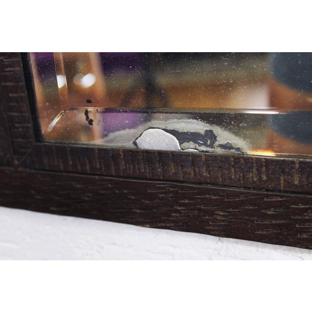 Brown Art Deco Mirror, 1930s For Sale - Image 8 of 12