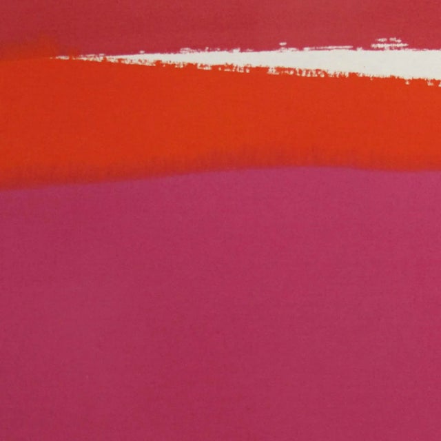 Abstract Contemporary Abstract Mixed Media on Paper Painting "Dans Ce Sens 01" by Guillaume Moschini For Sale - Image 3 of 4