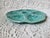Gien Mid-Century French Gien Turquoise Aqua Blue-Green Glazed Oyster Plate For Sale - Image 4 of 7
