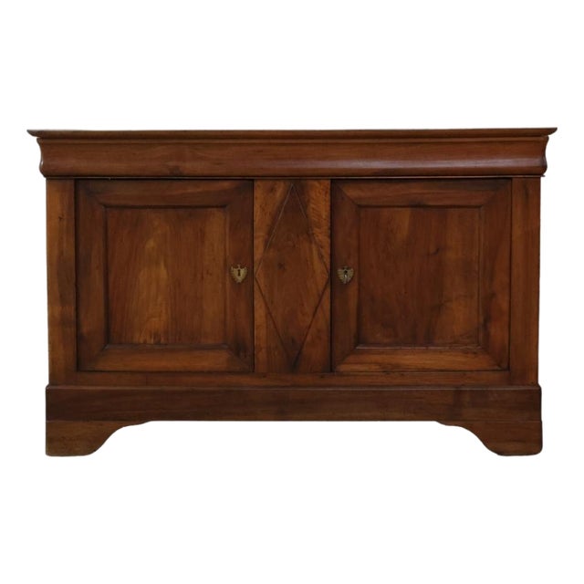 19th Century French Empire Walnut Buffet For Sale