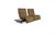 Modern Free Motion Epos Leather Two-Seater Olive Green Mustard Electric Function Sofa from Koinor For Sale - Image 3 of 18