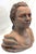 Vintage Signed Original Terra Cotta Bust Sculpture C1991 For Sale - Image 15 of 18