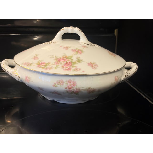 Antique Royal Schwarzburg German Fine China Covered Casserole Serving Dish For Sale - Image 10 of 10