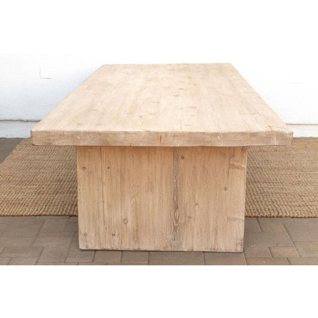 The Bearn, Monumental 10ft Long Double Pedestal Dining Table For Sale - Image 10 of 14
