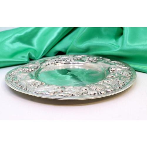 Silver Ticket Box with Floral Motifs For Sale - Image 6 of 7