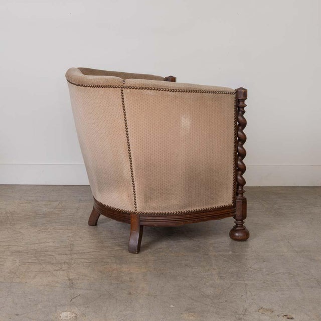 19th Century Pair of 19th Century Antique Barley Twist Armchairs For Sale - Image 5 of 18