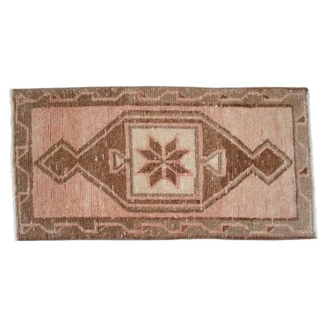 This exquisite hand-knotted small Turkish rug from the Antep region brings a touch of rustic Anatolian heritage into any...