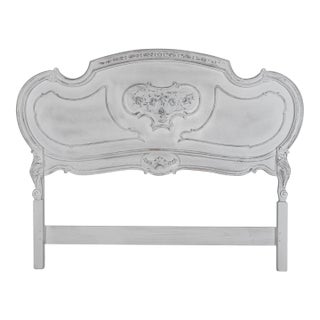 French 19th Century Louis XV Style Queen-Size Headboard For Sale