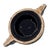 1950s Rare Black Stepped Streamline Art Deco Ceramic Ashtray For Sale In Los Angeles - Image 6 of 6