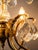Restored electrical installation. The chandelier is cleaned and fully functional. Hand-cut and polished trimmings....