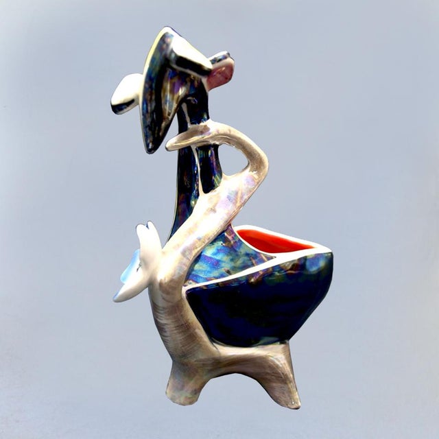 Mid-Century Centerpiece from La Lucciola For Sale - Image 4 of 6