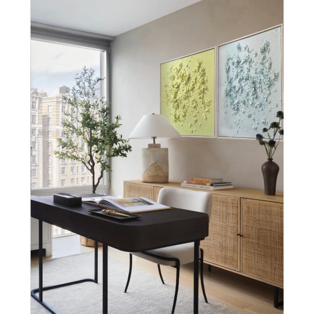 Infuse your interior in a glow of radiant warmth with this textured abstract painting from Covet Studio that captures the...