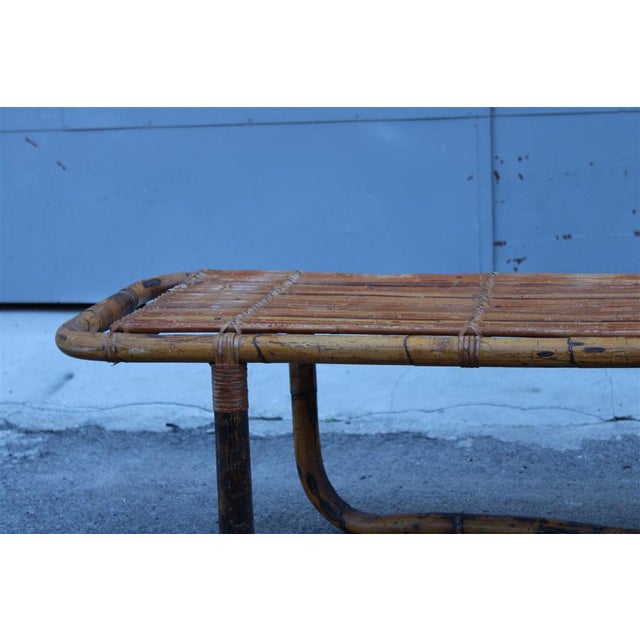 Bamboo Cocktail Table by Tito Agnoli, 1950s For Sale - Image 14 of 18