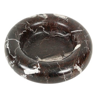 Red Levanto Marble Decorative Bowl from Angelo Mangiarotti, Italy, 1950s For Sale