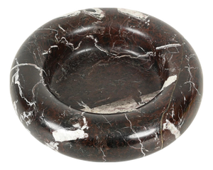 Red Levanto Marble Decorative Bowl from Angelo Mangiarotti, Italy, 1950s