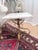 Vintage Italian Hollywood Regency Gilt Iron & Marble Side Table For Sale - Image 4 of 8