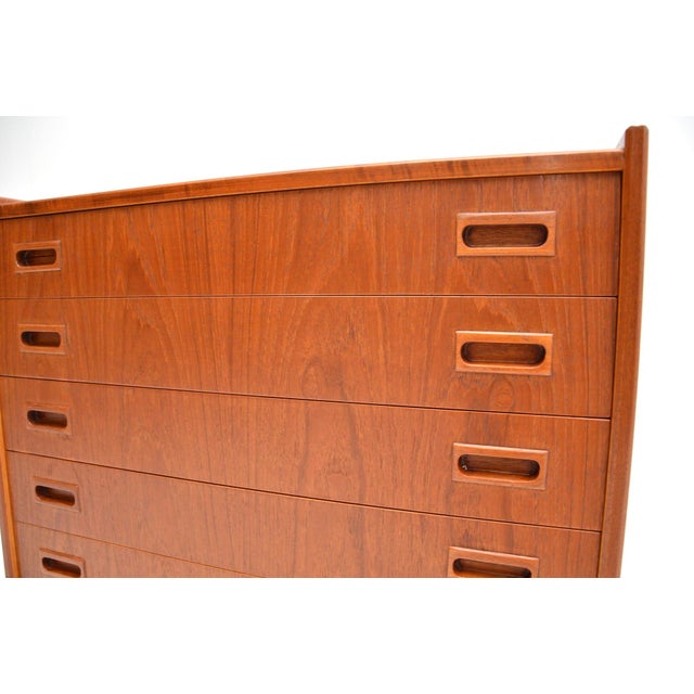 Vintage Danish Teak Chest of Drawers, 1960s For Sale - Image 10 of 11