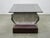 Italian Chrome, Smoked Glass and Wood Coffee Table, 1970s For Sale - Image 10 of 14