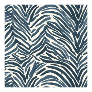 Swatch for Sylvan Ottoman in Blue Washed Zebra