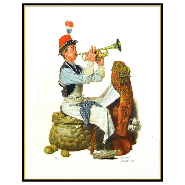 Message us to inquire about custom framing options! (Included for free with every purchase) The lithograph of impressive...