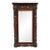 Antique American Empire Walnut Leaf Carved Wall Console Pier Mirror For Sale