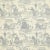 Sample - Schumacher Bassano Embroidered Toile Fabric in Delft For Sale