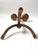 Antique Arts & Crafts Copper Double Pricket Candlestick, C. 1900–1930, Brutalist Style For Sale - Image 17 of 18
