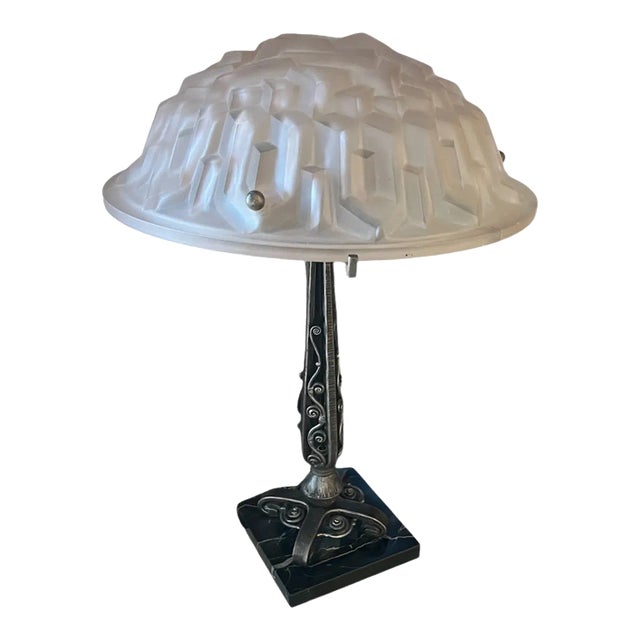 1990s French Art Deco Table Lamp For Sale