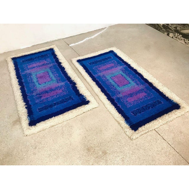 Abstract Graphic Rugs from Gilde, 1960s, Set of 2 For Sale - Image 6 of 16