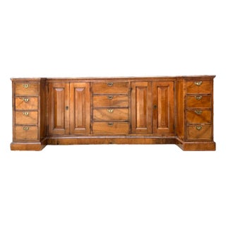 Vintage English Mahogany Sideboard For Sale