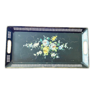 Mid 19th Century French Napoleon III Toleware Tray