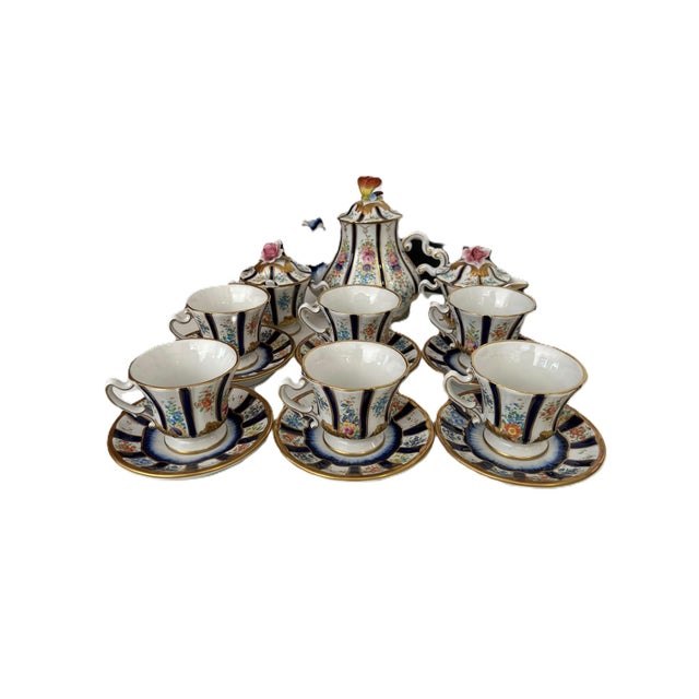 Late 19th Century Porcelain Coffee Service from Mouvements Modernes & Sévres / Cité de la Céramique, 1890s For Sale - Image 15 of 17