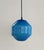 Italian Murano Glass Pendant Light in Blue by Vistosi, 1970s For Sale - Image 3 of 13